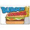 Signmission Burger Combos Banner Concession Stand Food Truck Single Sided B-Burger Combos19 - alternate 1